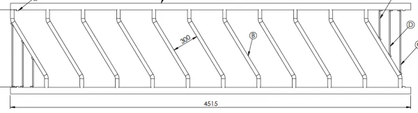 Condon 76mm Diagonal Barrier - 4.515m - Image 3