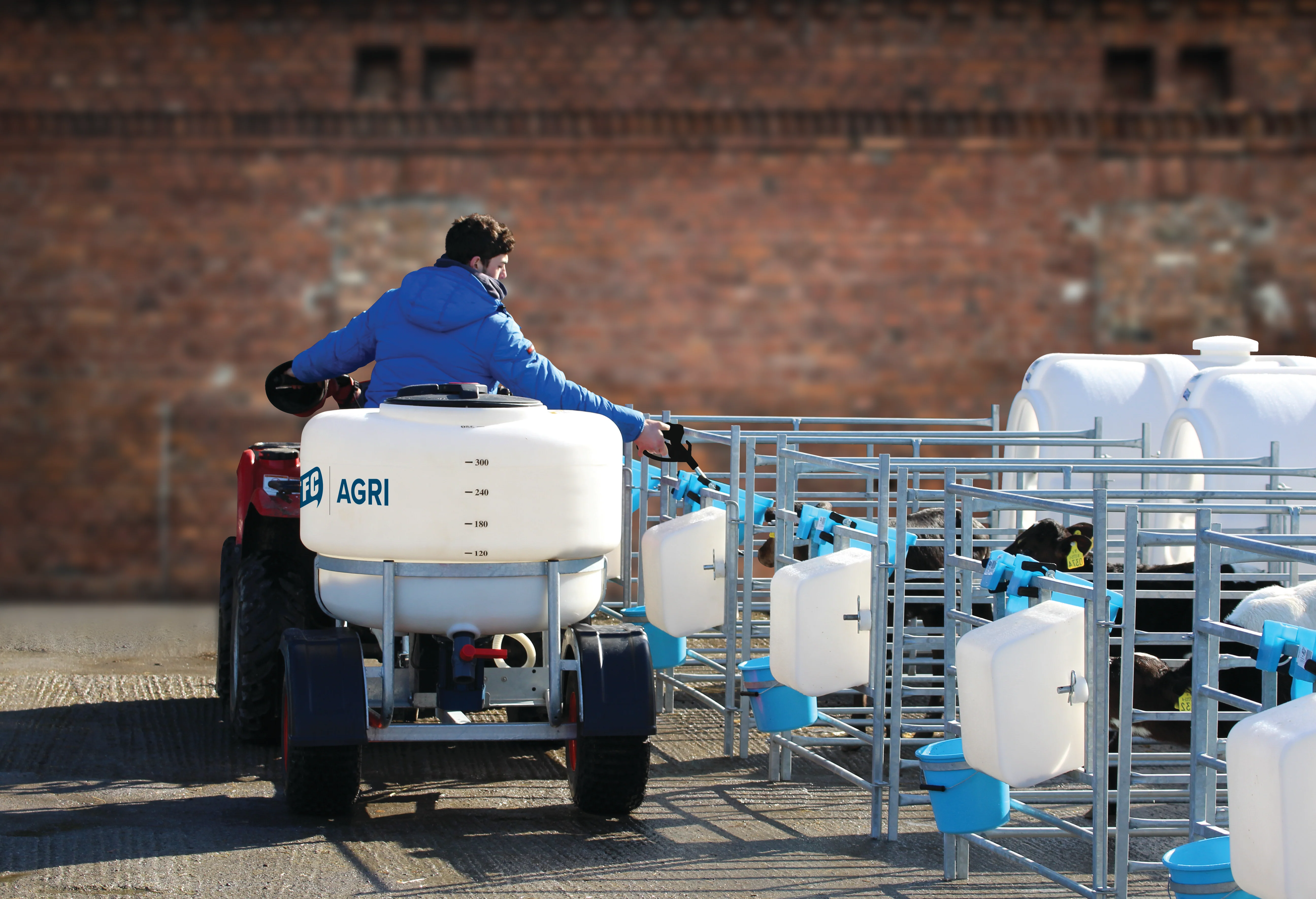 340L ATV Milk Kart - 220v Mixer & 12v Pump - Image 3