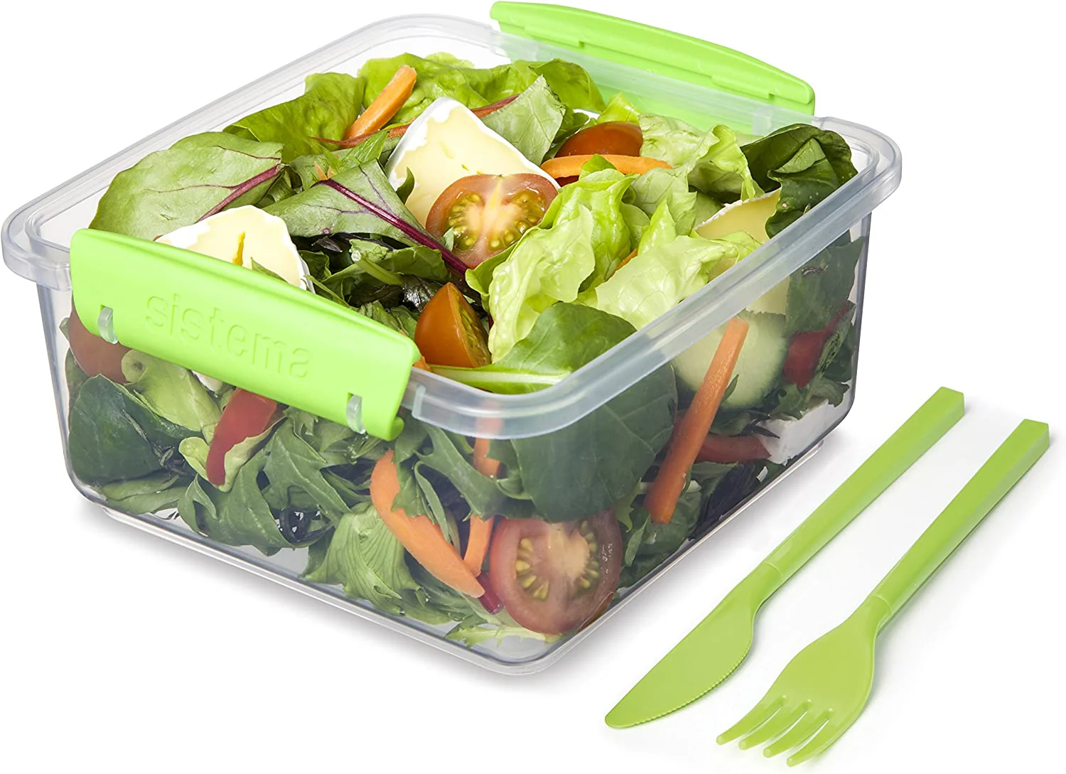 Sistema Lunch Plus To Go With Cutlery 1.2L - Assorted Colours - Image 6