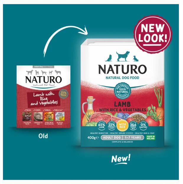 Naturo Adult Wet Lamb & Rice 400g - Image 4
